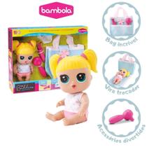 Bonequinha Para Meninas Baby Buddies Bag Cuidadinho - Bambola