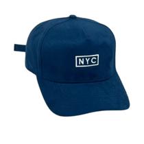 Bonés Aba Curva Nyc New York Bordado Camurça Modelo Trucker