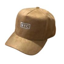 Bonés Aba Curva Nyc New York Bordado Camurça Modelo Trucker