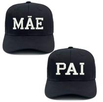 Bonés Bordados - Mãe e Pai