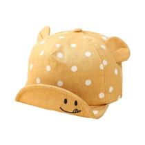 Bonés De Algodão Para Bebês, Boné De Verão Com Aba Para Meninas E Meninos, Boné De Sol Macio 3D Para