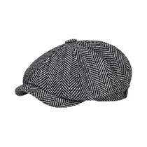 Bonés De Lã Estilo Newsboy Para Homens E Mulheres, Chapéus Planos Britânicos Para Pintores, Macios,