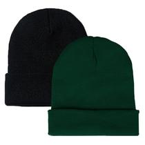 Bonés de malha de inverno Beanie ZOORON para homens e mulheres, pacote com 1 e 2 Bonés de malha de inverno Beanie ZOORON para homens e mulheres, pacote com 1 e 2