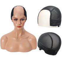 Bonés de peruca Kintama HD para mulheres com alça de peruca e faixa de renda
