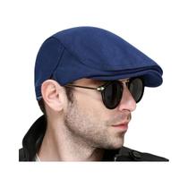 Bonés Masculinos Ajustáveis De Cor Sólida Estilo Newsboy, Boinas Britânicas, Boné Plano Para