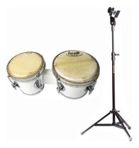 Bongo Branco Torelli Madeira 6x7 Tb010 Com Pedestal