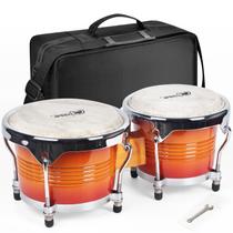 Bongo Drums lotmusic Birch Percussion 16,5 cm e 19 cm com bolsa