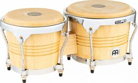 Bongo Meinl Percussion Madeira Acabamento Natural, Aros