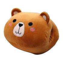 Bonito animal porco urso mão aquecedor travesseiro macio boneca de pelúcia (32 *