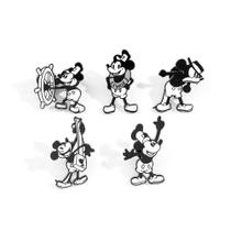 Bonito Dos Desenhos Animados Mickey Mouse Broche Conjunto Anime Esmalte Pino Moda Metal Emblema