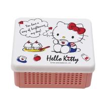 Bonito Hello Kitty Caixa De Armazenamento Dobrável Multiuso Organizador De Mesa De Desenho Animado