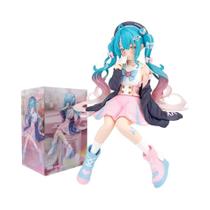 Bonito Modelo De PVC Hatsune Miku Com Orelhas De Gato Anime, Decoração De Mesa, Presente De Natal E Bonito Modelo De PVC Hatsune Miku Com Orelhas De Gato Anime, Decoração De Mesa, Presente De Natal E