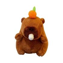 Bonito Pelúcia Capivara Chave Pingente 1-20 Pçs Balançando Cauda Chaveiro Boneca Brinquedo Mochila