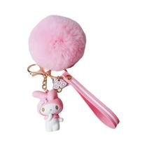 Bonito Sanrio Olá Kitty Melodia Kuromi Cinnamoroll Chaveiro Boneca Pingente Chaveiro Jóias Presente