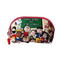 Bonito Snoopy Cartoon Bolsa De Caneta De Grande Capacidade Miniso Papelaria Armazenamento De