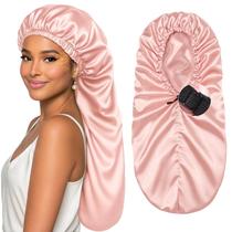Bonnet YANIBEST Long Bonnet Braid for Sleeping Blush Pink Bonnet YANIBEST Long Bonnet Braid for Sleeping Blush Pink