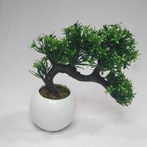 Bonsai Artificial Mini Folhas Mini Árvore Vaso De Cerâmica - Ollirg Decor