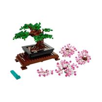 Bonsai de Blocos de Construção - Modelo de Árvore para Decoração de Casa