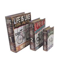 Book Box 3Pçs Life is Like Goods Br