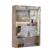 Book Box Interiores Tons Neutros 30x24x4cm