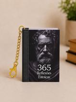Book Charm - 365 reflexões estoicas - Livro chaveiro