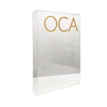 Book Cover com Gravura Dourada - Oca Book Cover com Gravura Dourada - Oca