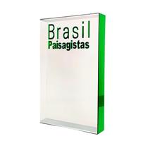 Book Cover com Gravura e Lombada Verde - Brasil Paisagistas Icones Book Cover com Gravura e Lombada Verde - Brasil Paisagistas Icones