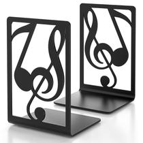 Book Ends INNÔPLUS Metal, 1 par para livros e prateleiras pesadas