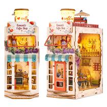 Book Nook Kit KaayeeWood Romantic Coffee Shop 3D Puzzle