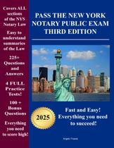 Book Pass the New York Notary Public Exam, 3ª edição com testes
