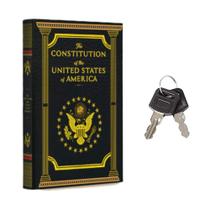 Book Safe KASLVOX Constitution Key Lock, tamanho pequeno Book Safe KASLVOX Constitution Key Lock, tamanho pequeno