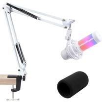 Boom Arm para microfone branco HyperX QuadCast S da SUNMON Boom Arm para microfone branco HyperX QuadCast S da SUNMON