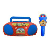 Boombox e karaoke patrulha canina infantil 1971