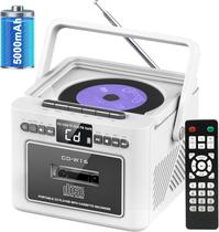 Boombox Jazmm com Bluetooth, CD, Rádio e Toca-fitas