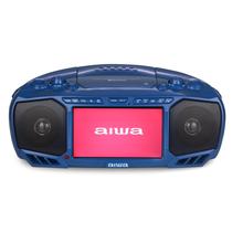 Boombox Portátil Aiwa com Som Cristalino - 2 Alto-Falantes de 3W
