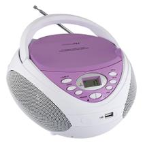 Boombox portátil de CD/MP3 HANNLOMAX HX-326CD com rádio AM/FM