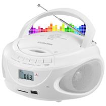 Boombox Portátil Gelielim com Leitor de CD, Rádio AM/FM e Bluetooth