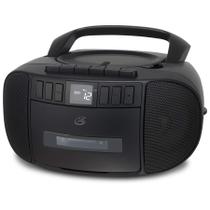 Boombox Portátil GPX BCA209B AM/FM com CD e Toca-fitas