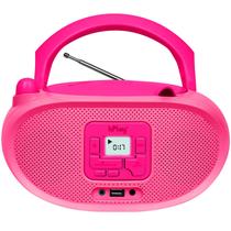 Boombox Portátil HPlay Gummy GC04B com Bluetooth e Leitor de CD