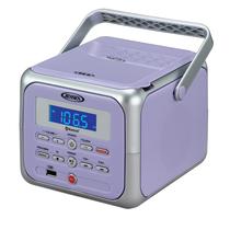 Boombox Portátil Jensen CD-660 Lavender - Leitor de CD Estéreo Boombox Portátil Jensen CD-660 Lavender - Leitor de CD Estéreo