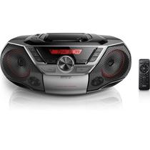 Boombox Portátil Philips com Leitor de CD, Rádio FM e Bluetooth - 12W