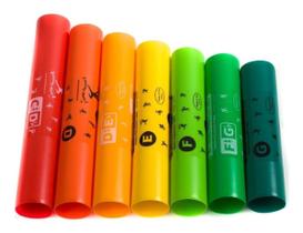 Boomwhackers Kit Cromático 7 Tubos Notas Modelo Bweg Usa