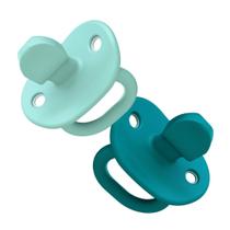 Boon Jewl Ortodontic Silicone Pacifier Azul, 2-Pack