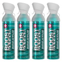 Boost Oxygen Respire Mentol-Eucalipto Kit com 4 Cilindros de 10L
