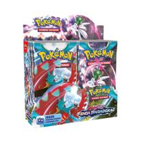 Booster Box Pokémon com 36 Unidades Original Fenda Paradoxal Escarlate Violeta EV4 - Copag