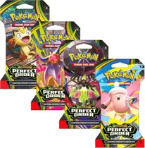 Booster Cartas Pokemon TCG: Mega Evolução Perfect Order Equilíbrio Perfeito Pacote Em Inglês Booster Cartas Pokemon TCG: Mega Evolução Perfect Order Equilíbrio Perfeito Pacote Em Inglês