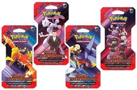 Booster com 6 Cartas Pokémon Escarlate e Violeta Rivais Predestinados Copag Cards