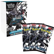 Booster de Cartas Pokémon Coleção Raio Preto Copag