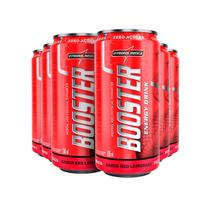 Booster Energy Drink Pack com 6 Unidades Concentração e Foco - Sabor Red Lemonade - Integral Medica