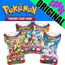 Booster Pokémon Escarlate e Violeta Copag Carta Cards - 7896192325617